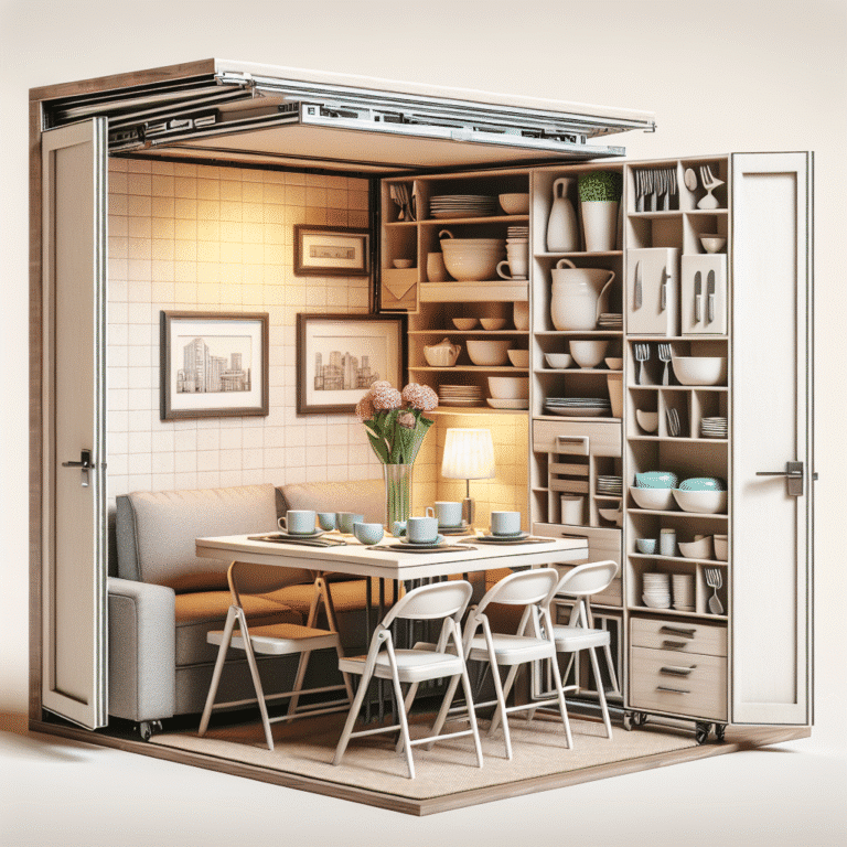 Ingenious dining solutions for space-challenged homes