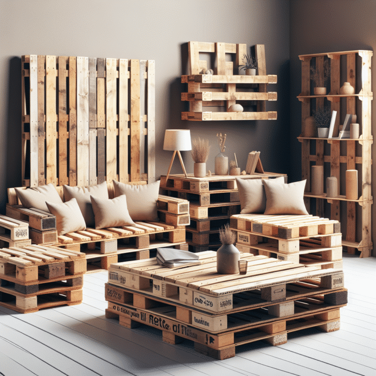 Upcycled pallet furniture ideas