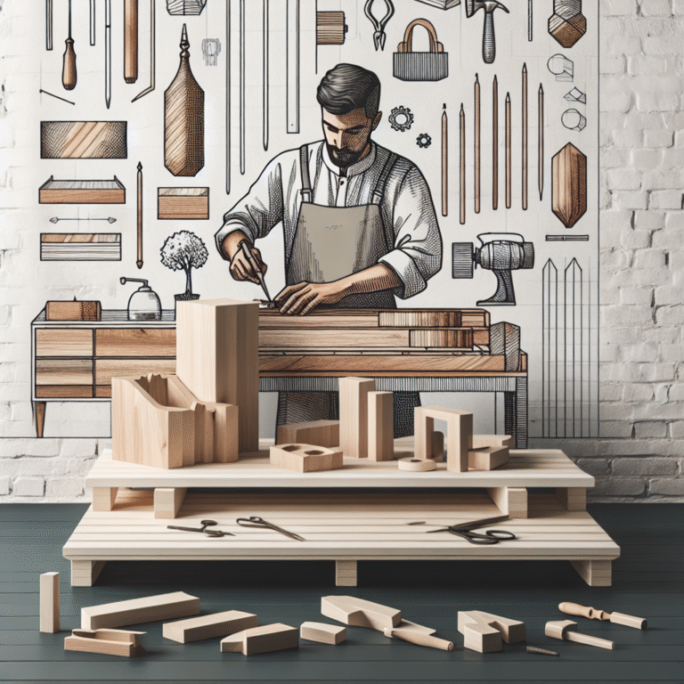 Crafting minimalist furniture from reclaimed materials