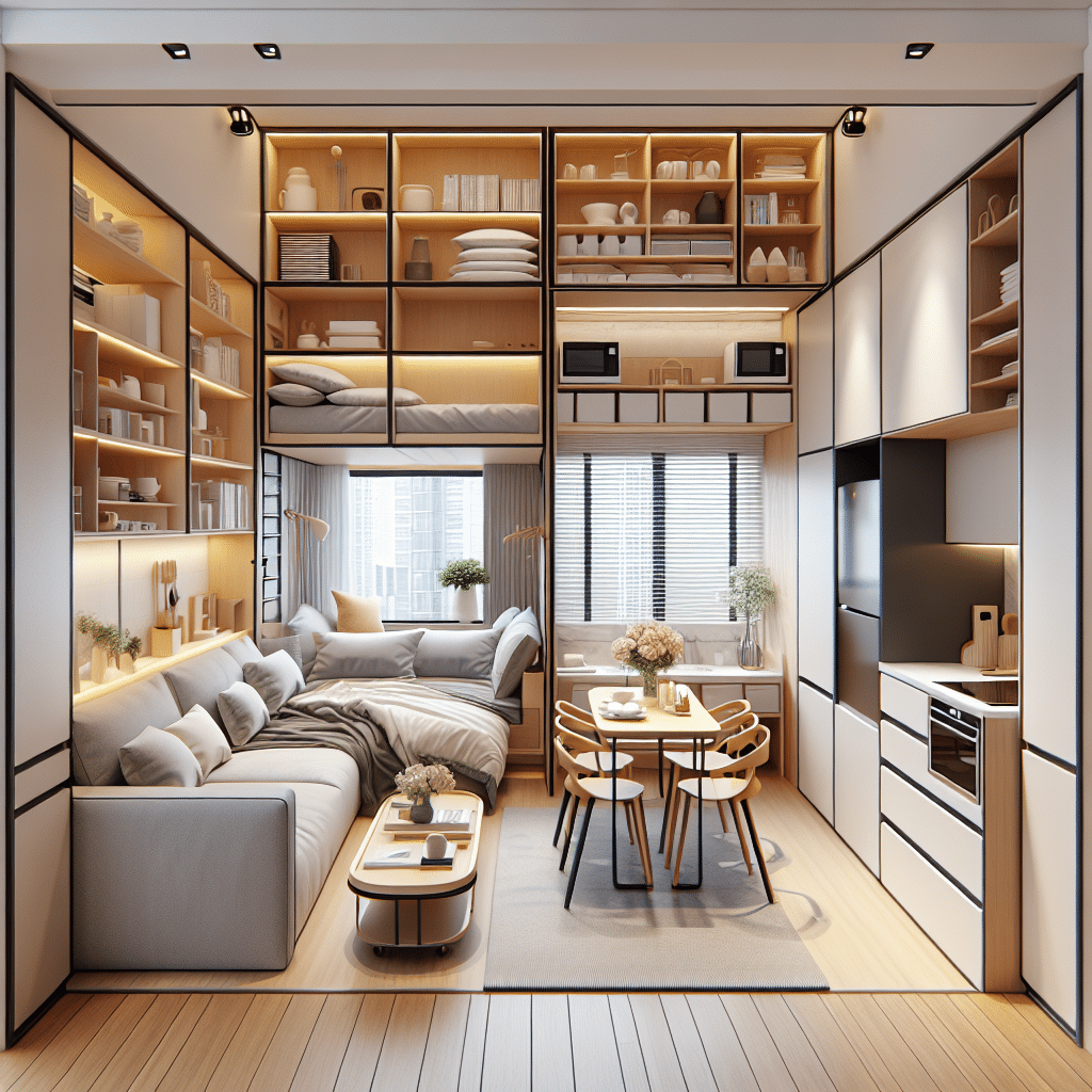 How to organize a tiny apartment efficiently