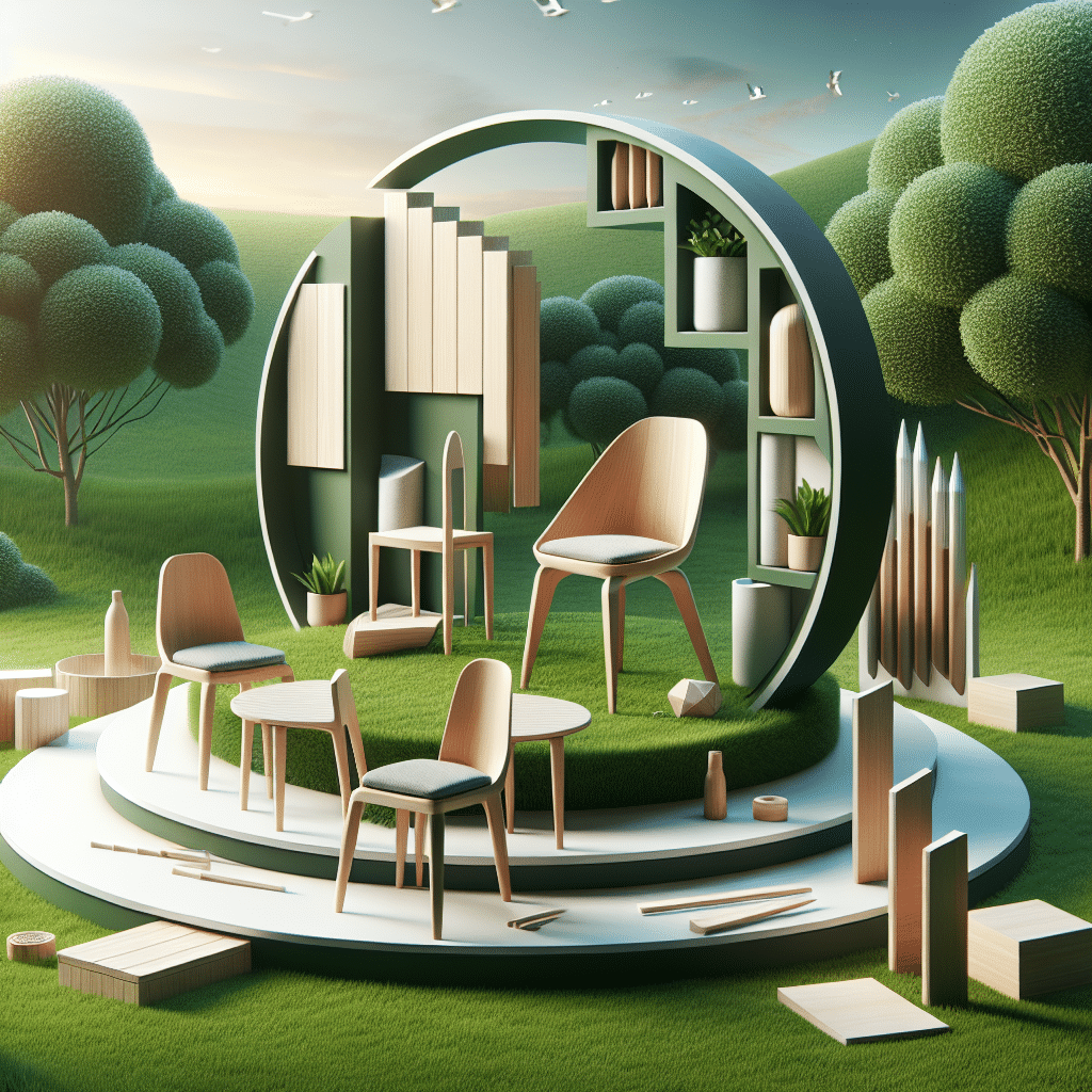 Building furniture from sustainable composites