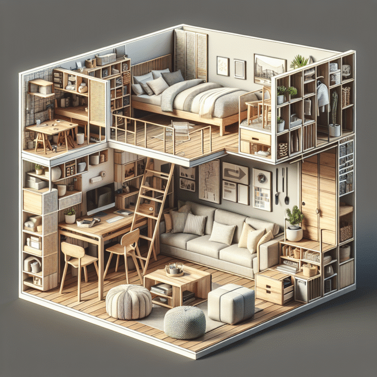 DIY furniture ideas that maximize limited square footage