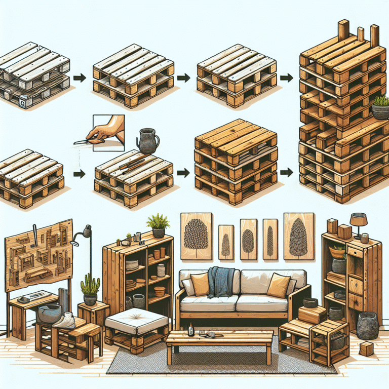Creative hacks for transforming pallets into furniture