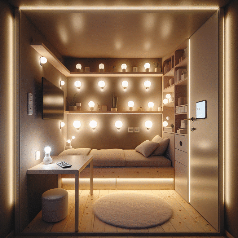 Smart lighting solutions for small rooms
