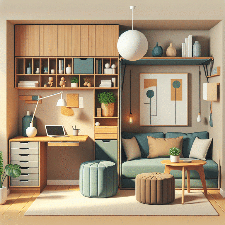 Small home decorating ideas with smart furniture