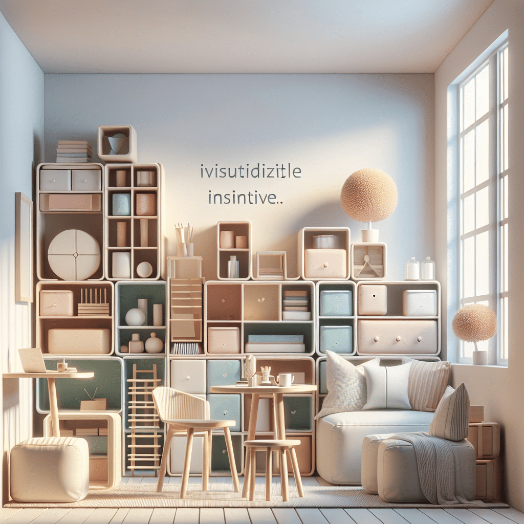 Upcycled plastic furniture solutions for tiny homes