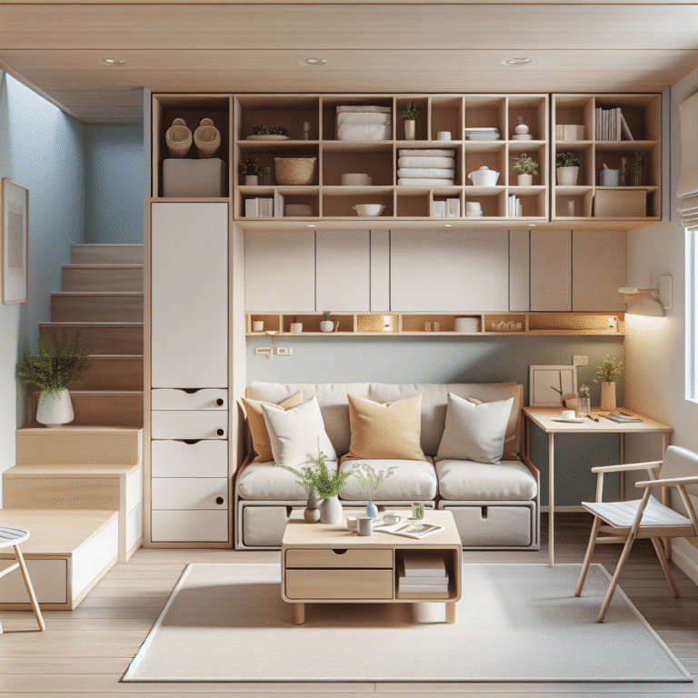 Small home decorating ideas with smart furniture