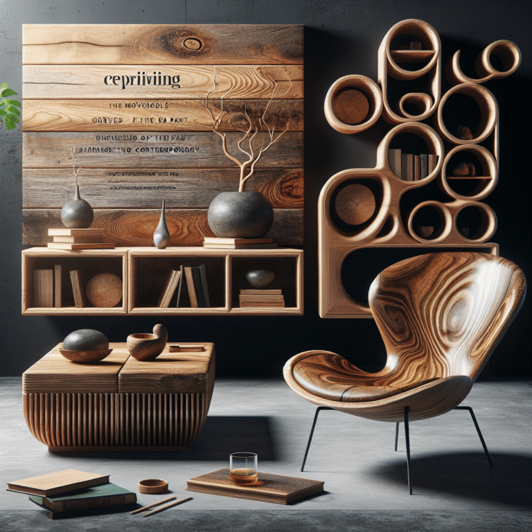 Clever ideas for transforming old wood into modern furniture