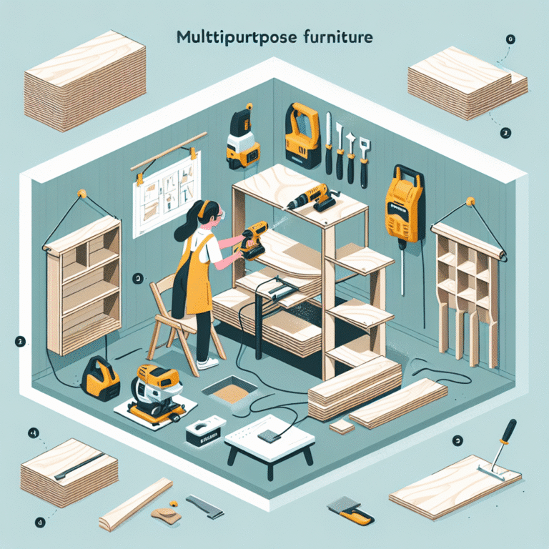 How to build multipurpose furniture at home