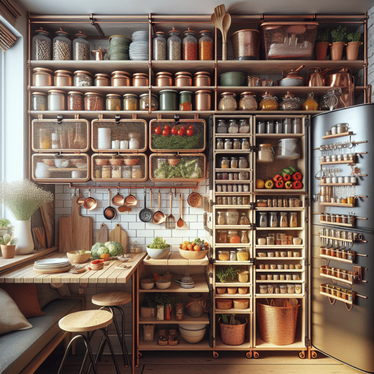 Tiny kitchen storage solutions