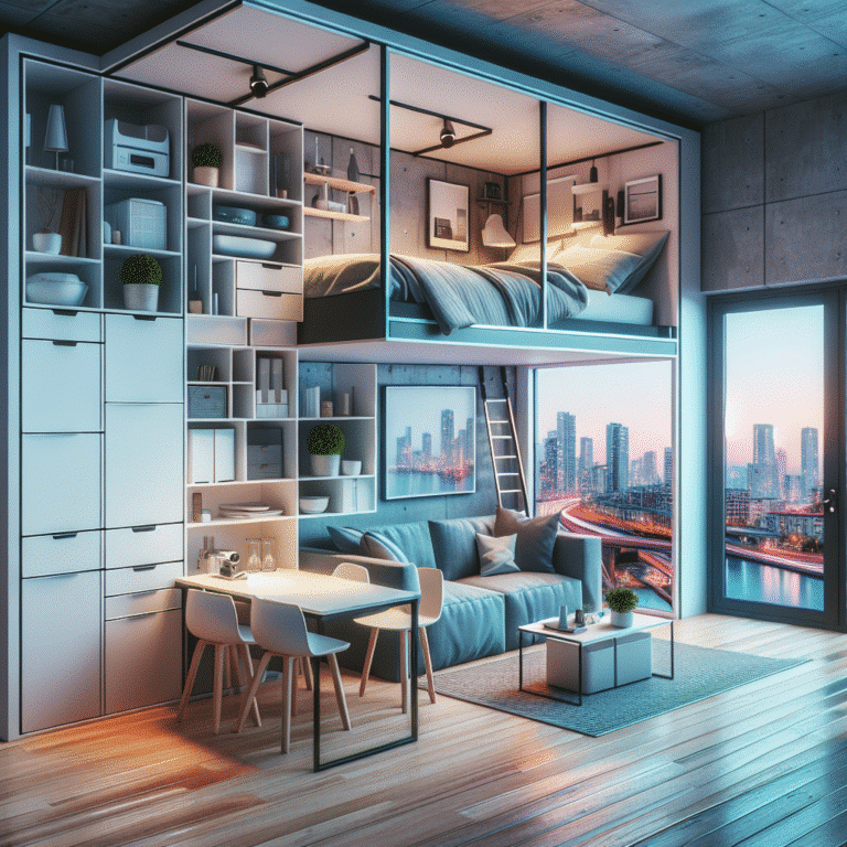 Functional furniture for modern tiny dwellings