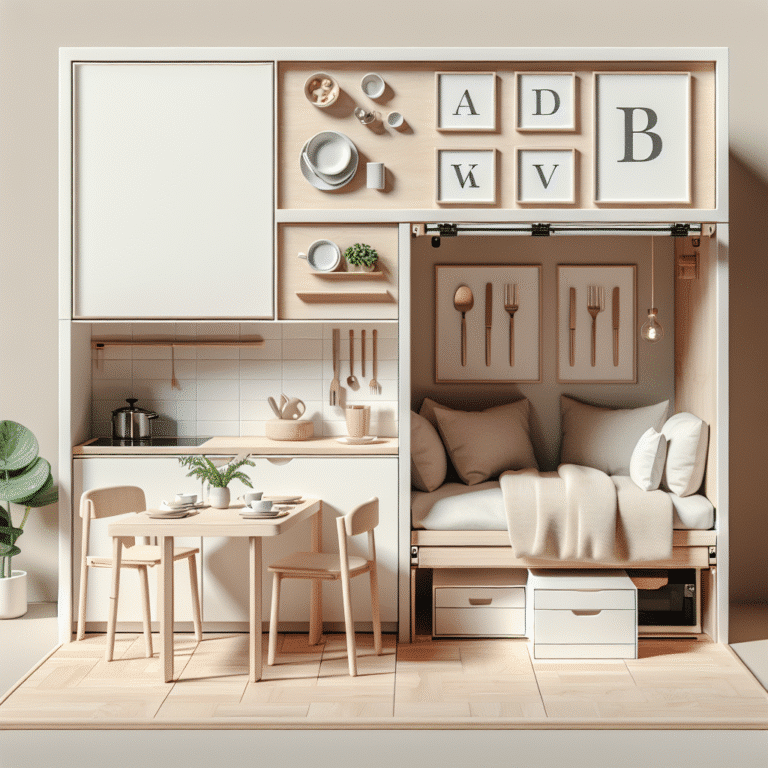 Stylish and functional furniture for micro-apartments