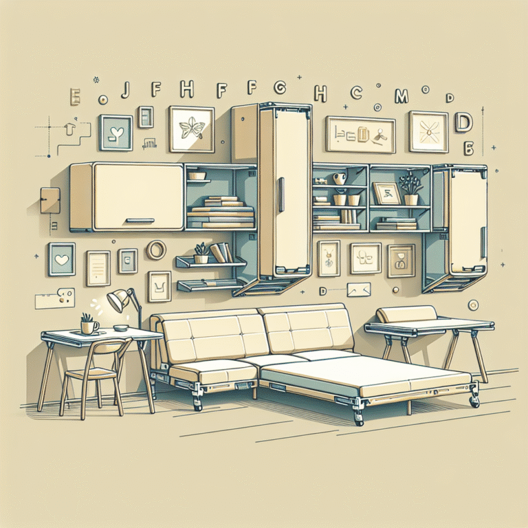 Smart wall furniture that saves space