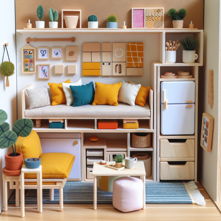 DIY furniture tutorials for tiny homes.