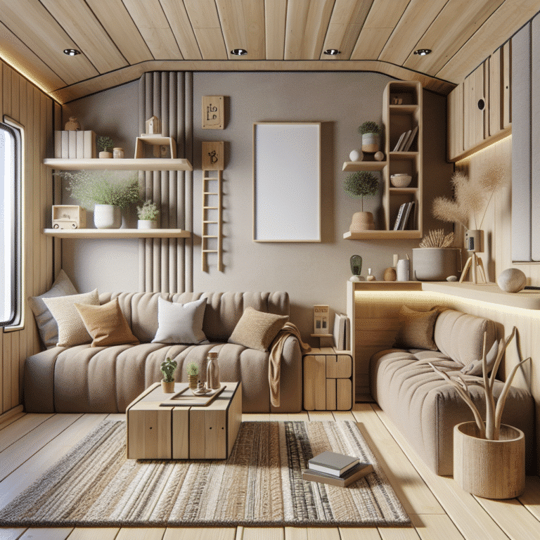 Trends in sustainable luxury tiny home furniture
