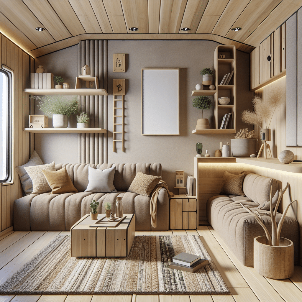 Trends in sustainable luxury tiny home furniture