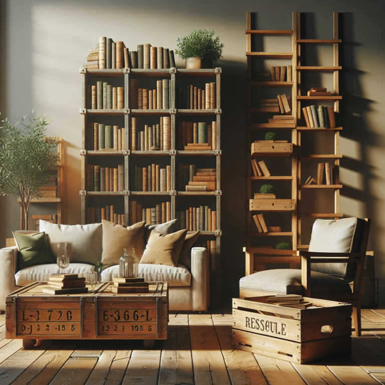 Optimizing space with upcycled furniture