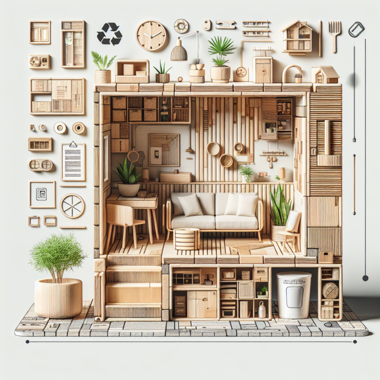 Sustainable materials for tiny home furniture