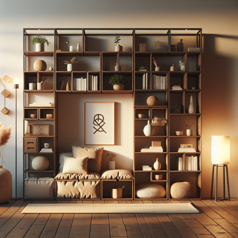 DIY modular shelving for apartments