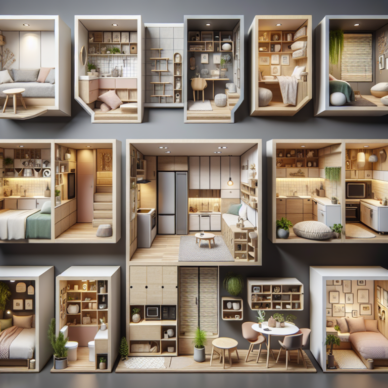 Tiny home layouts with innovative furniture designs