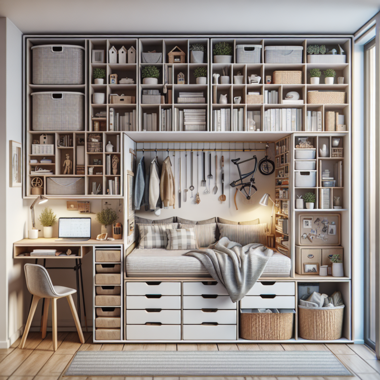 Organizing a tiny apartment efficiently