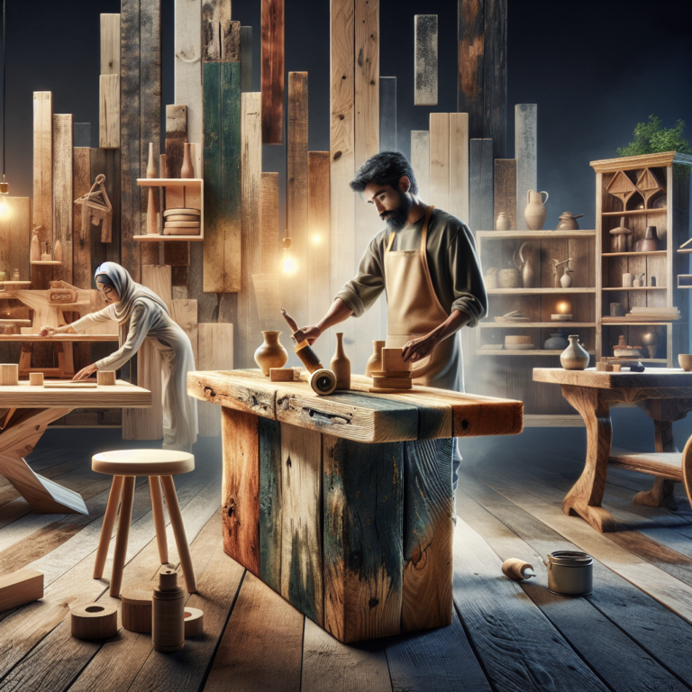 Reclaimed wood furniture projects