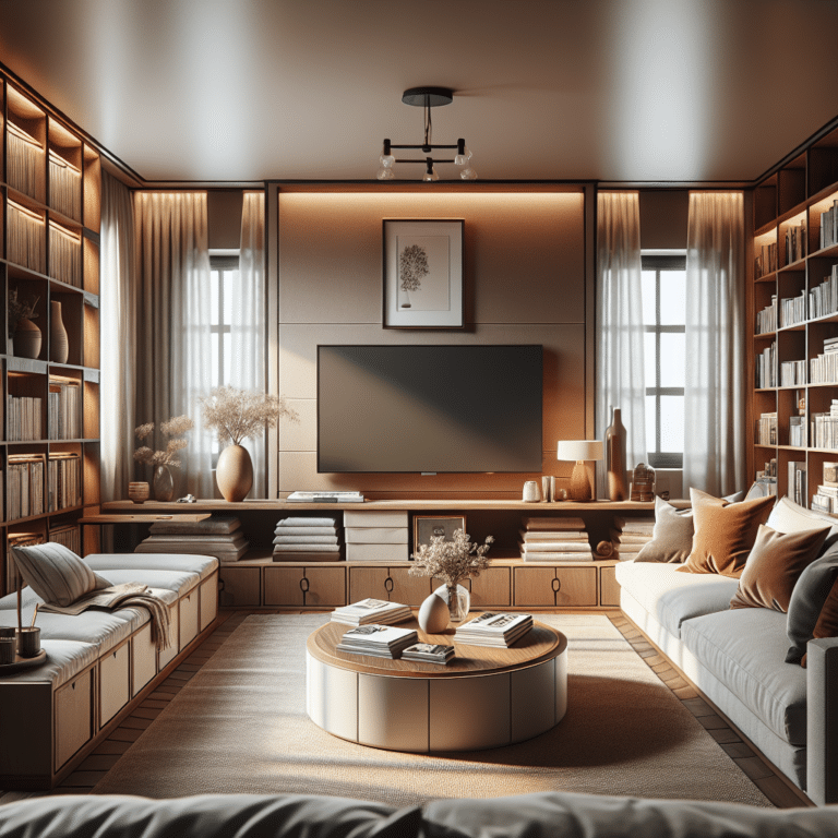 Organization tips for cozy living rooms