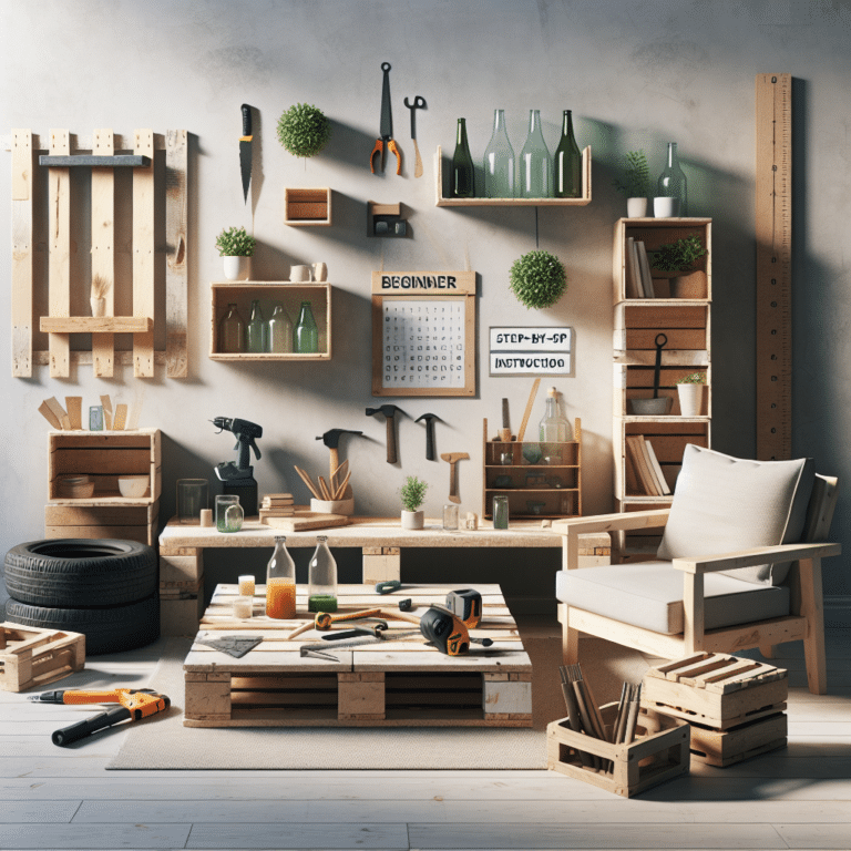 Simple recycled furniture for beginners