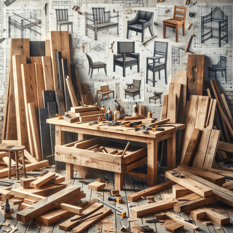 DIY furniture with reclaimed wood