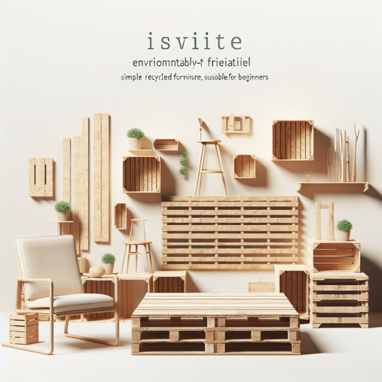 Simple recycled furniture for beginners