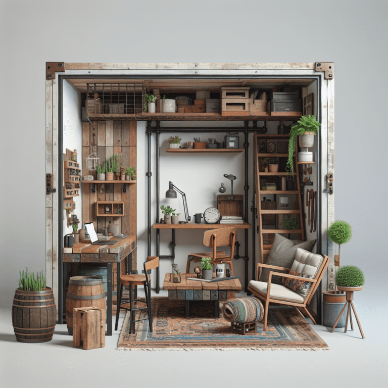 Using salvaged materials in small space furniture
