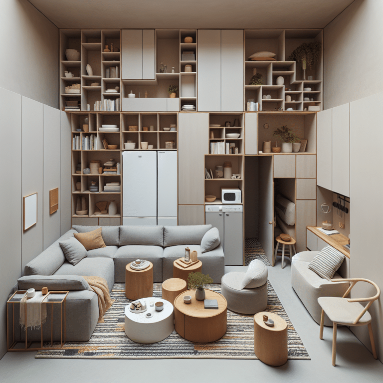Smart furniture placement for small spaces