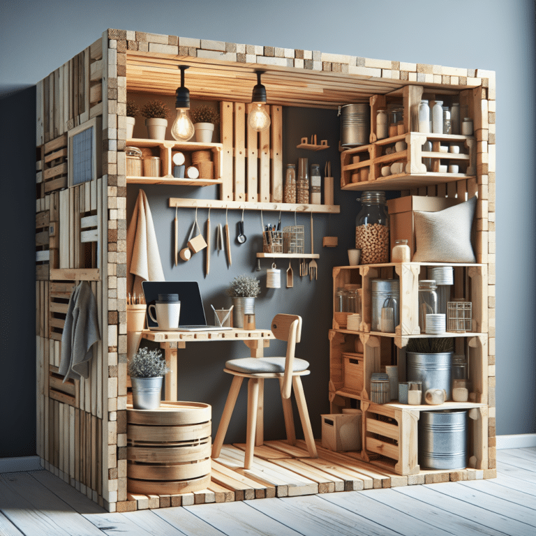 Creative uses for reusable materials in small-space design