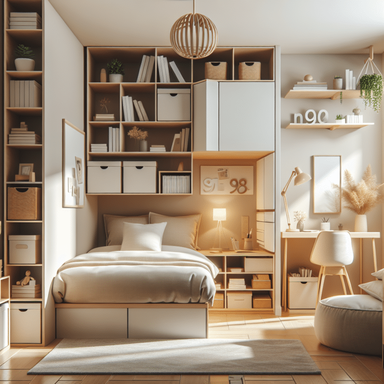 Tiny bedroom space hacks
