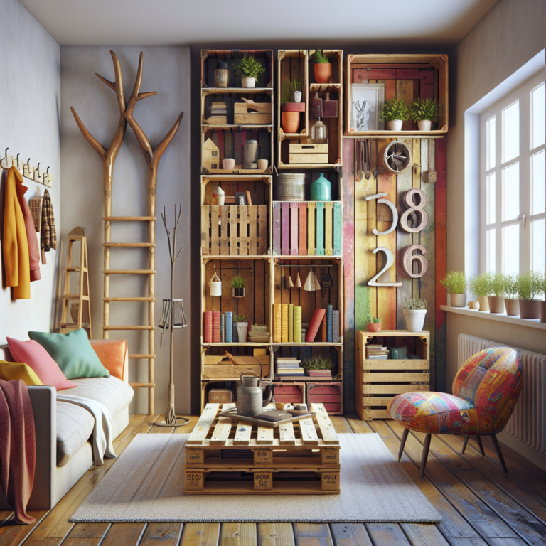 DIY recycled furniture for tiny apartments