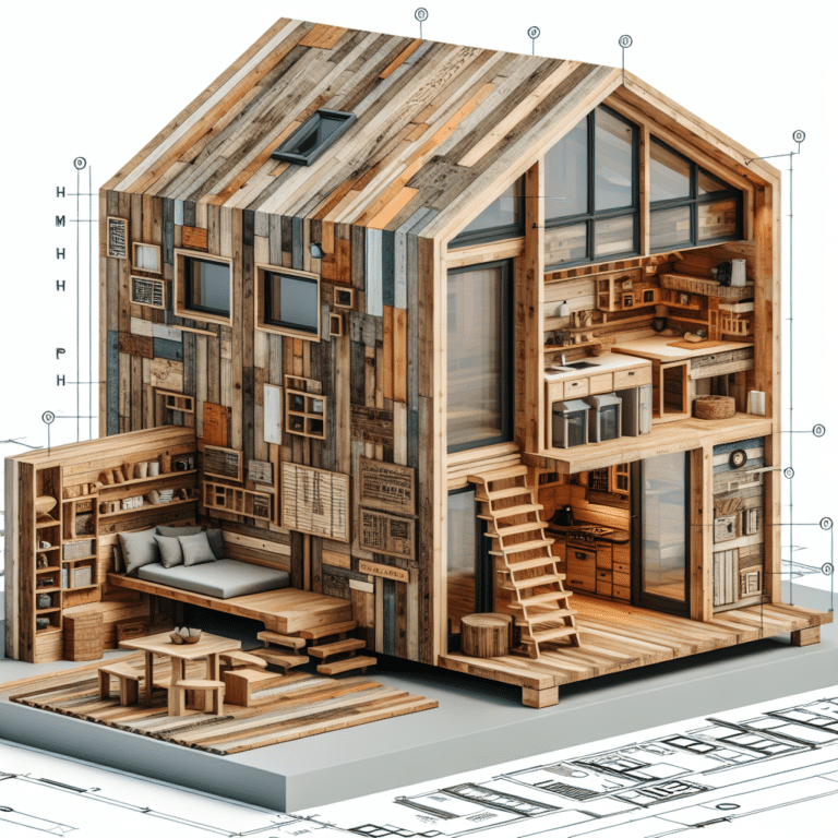 Innovative ways to use reclaimed wood in tiny homes
