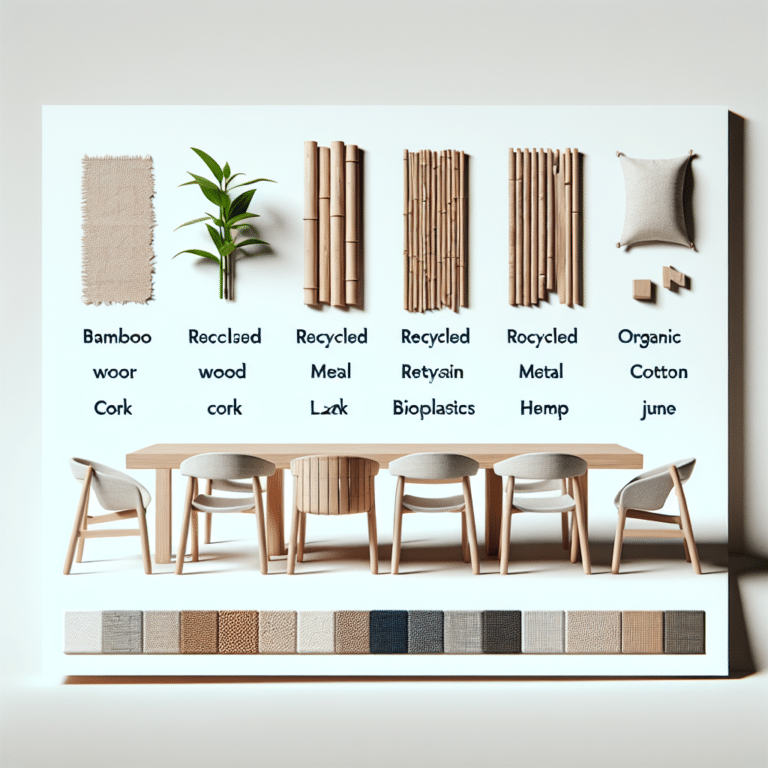 Top 10 eco-friendly materials for minimalist furniture