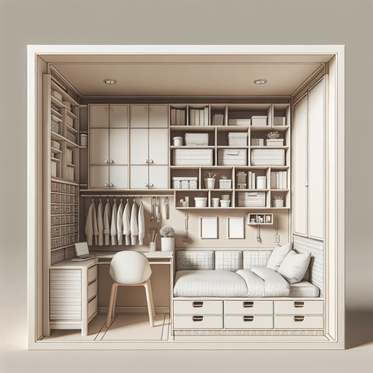 Maximize storage in small rooms