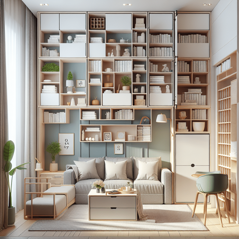 Small living room organization tips