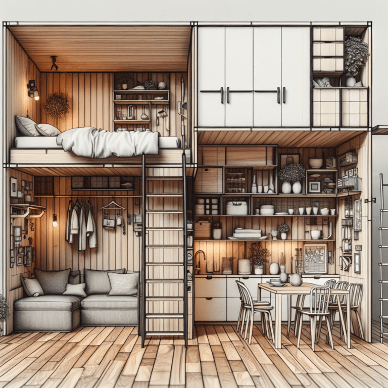 Space-saving furniture designs for modern tiny homes