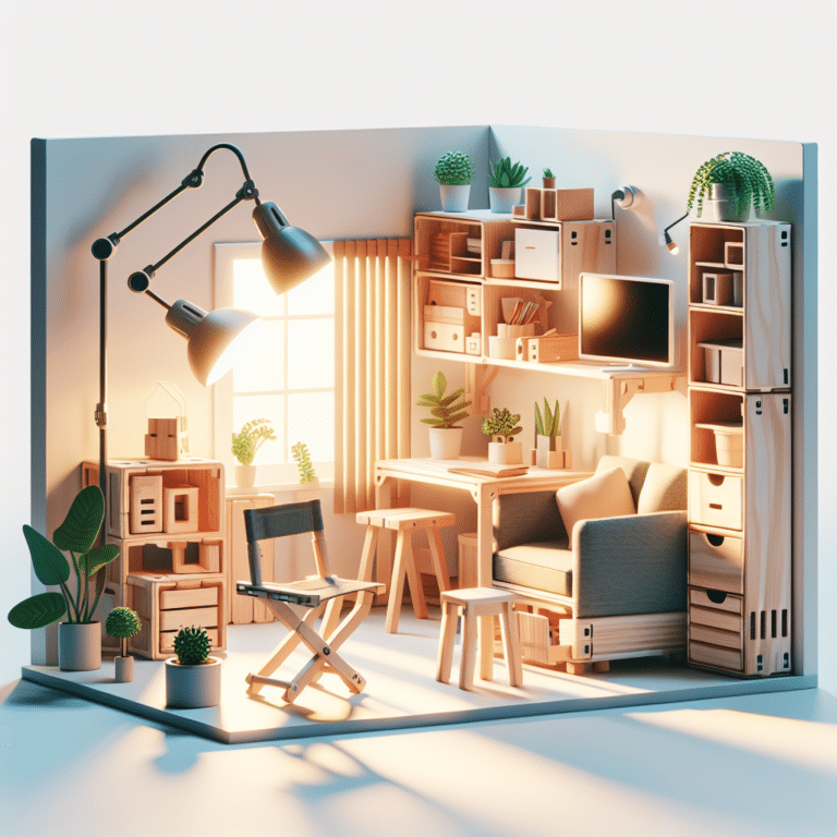 Eco-conscious DIY furniture solutions for small living spaces