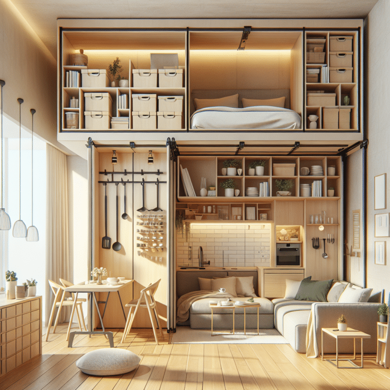 How to organize a tiny apartment efficiently
