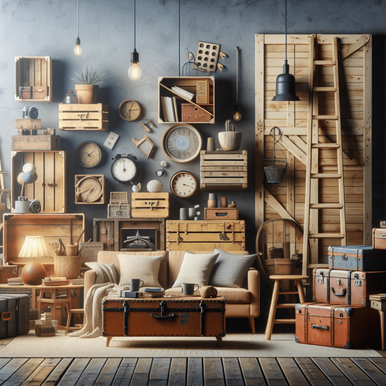 How to repurpose everyday items into functional furniture
