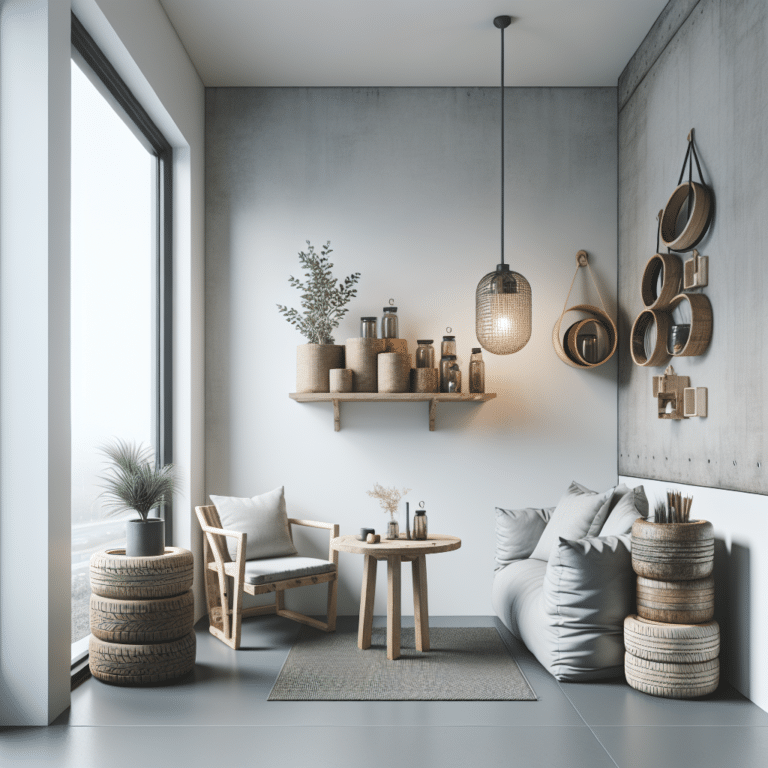 Designing with upcycled materials in compact living