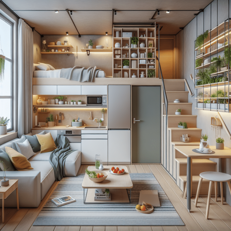 Small home decorating ideas with smart furniture.