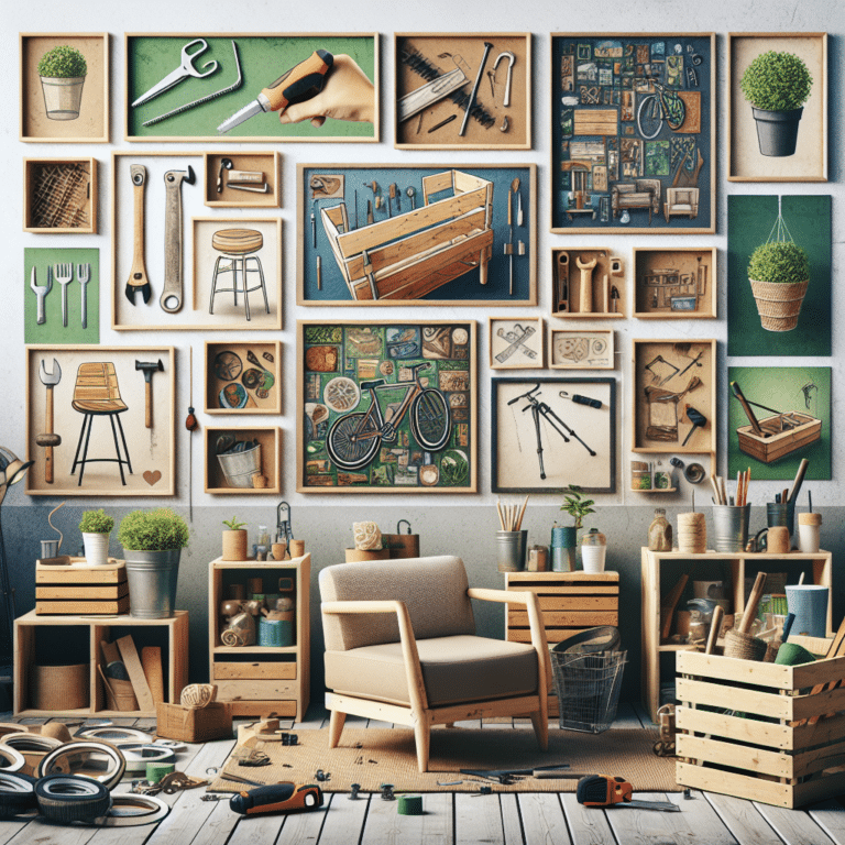 DIY techniques for making furniture from recycled materials