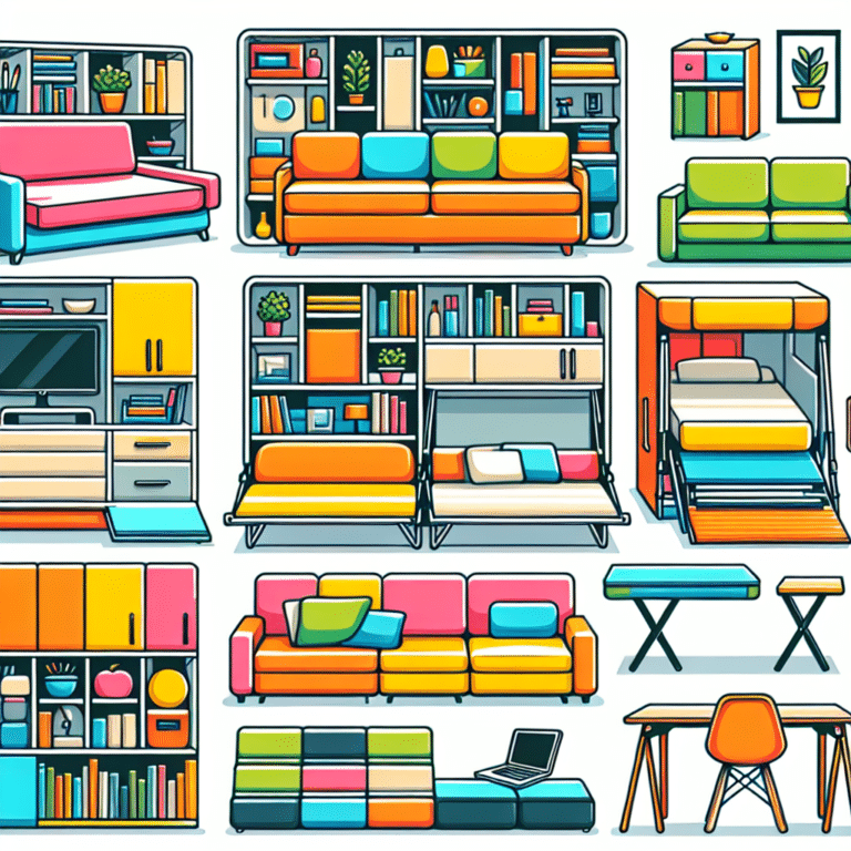Innovative designs for smart furniture in tiny apartments