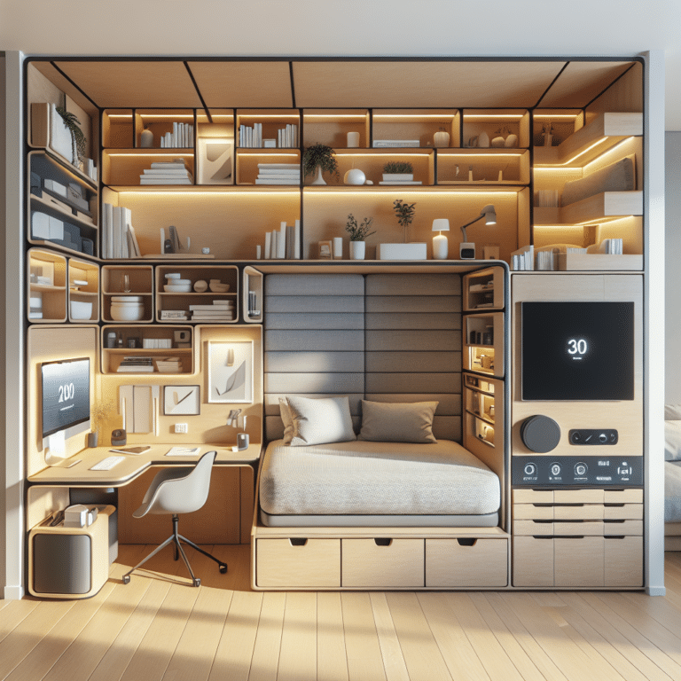 Ergonomic smart furniture for compact living
