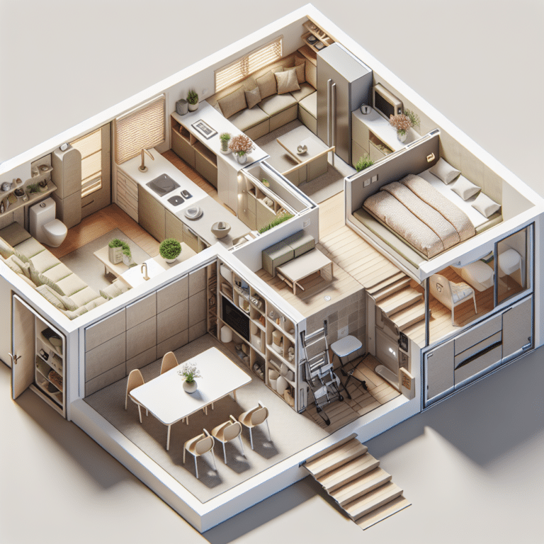 Tiny home layout ideas with smart furniture