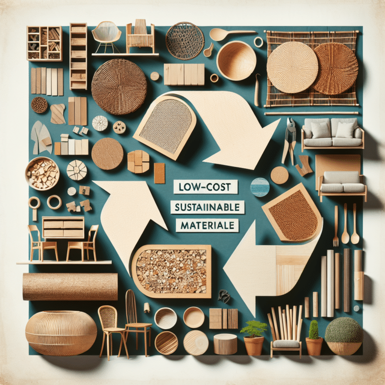 Low-cost sustainable furniture materials